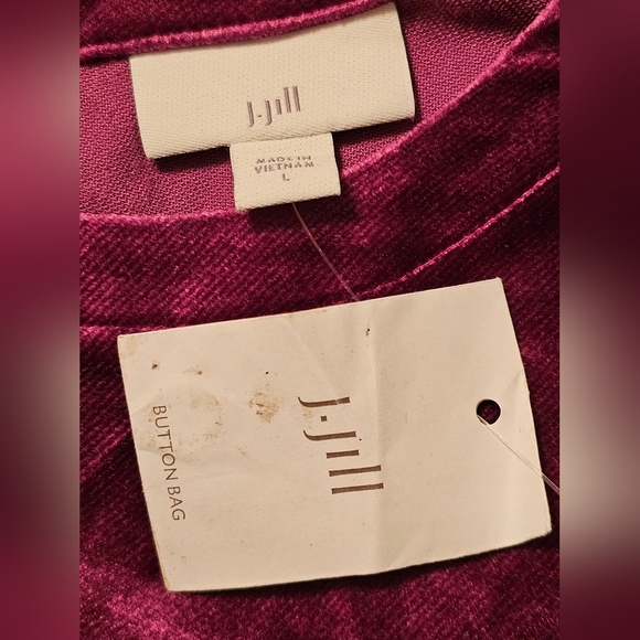 J Jill Bean Bag Elegant Purple Women's‎ Dress - Picture 3 of 5